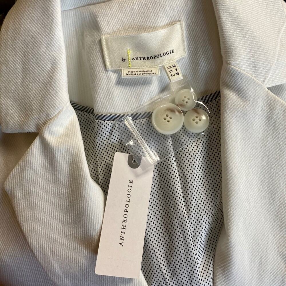 NWT Anthropologie Neve Utility Jacket in White - Picture 8 of 10